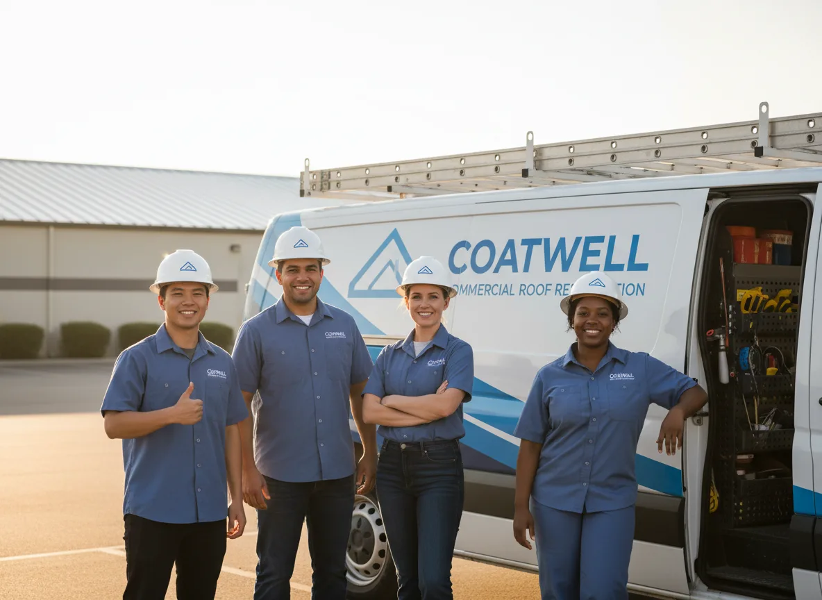 Commercial roof coating company in Matlock, IA